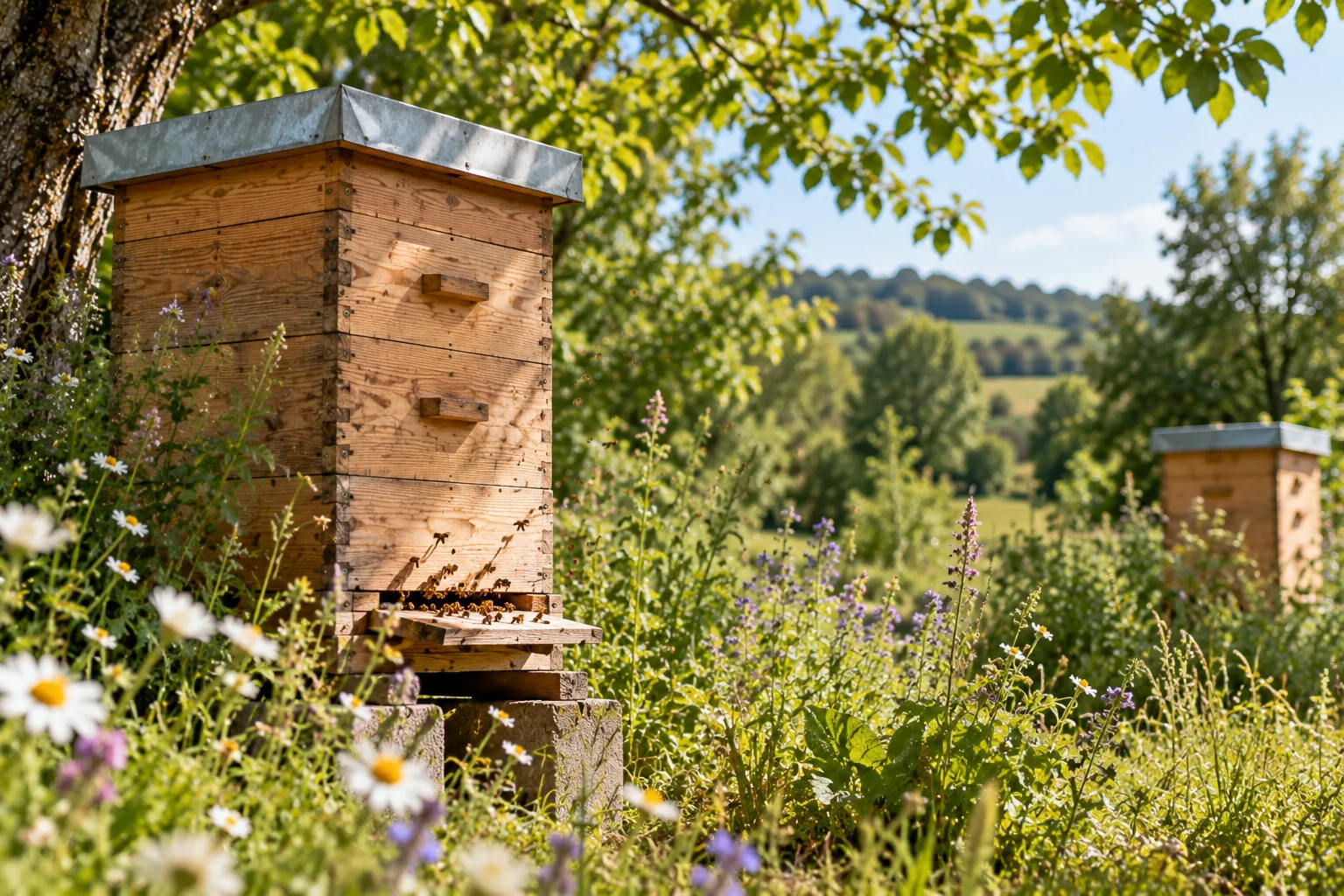 Ruche Warré dans une approche naturelle et respectueuse