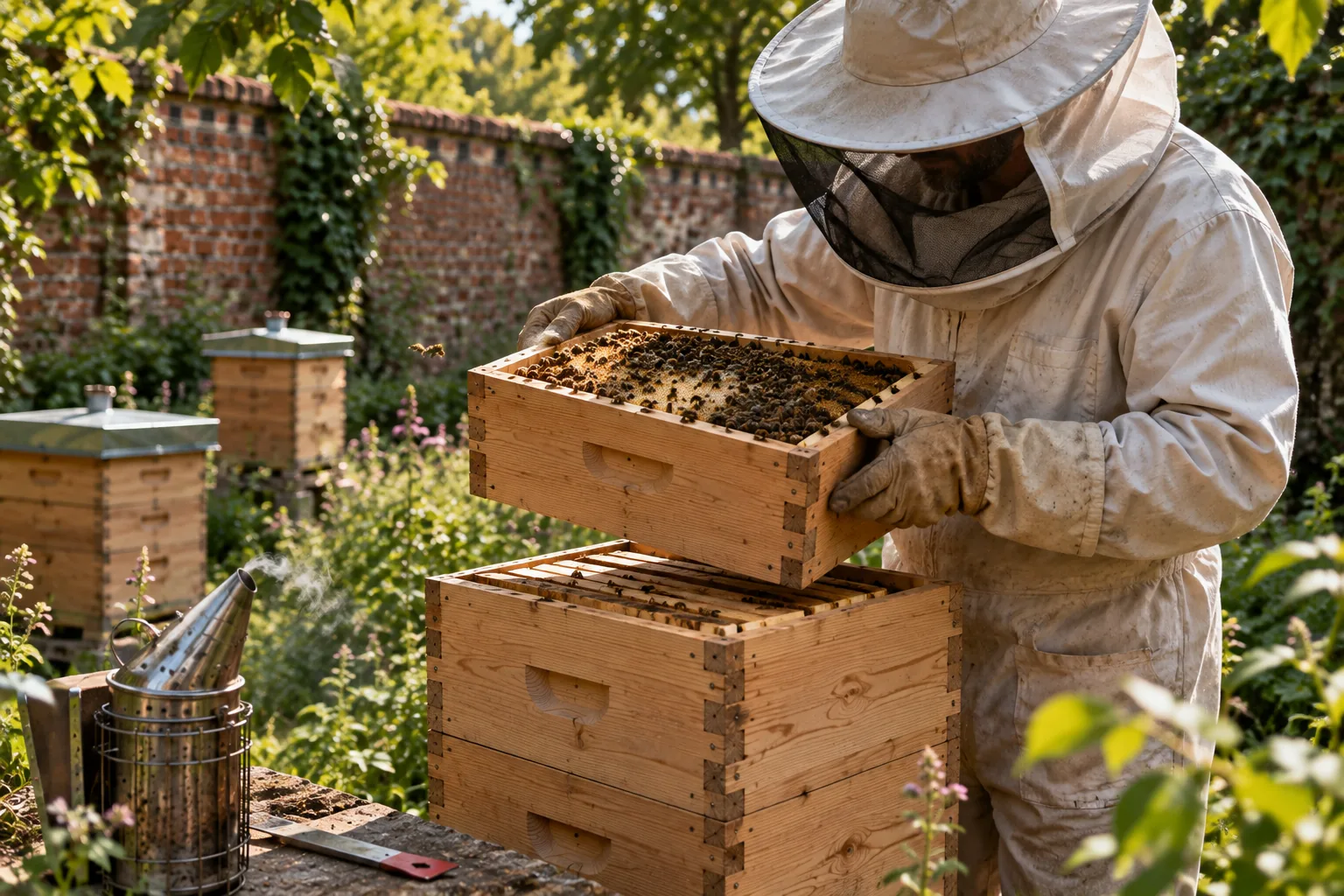 Débuter en apiculture avec une ruche Warré